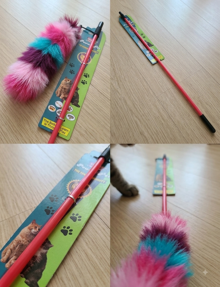 Furry Tail Cat Teaser Stick