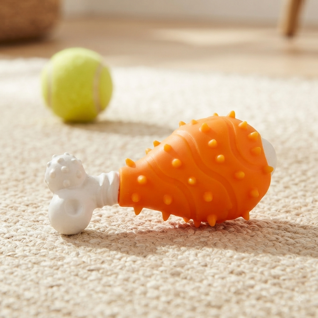 Chicken Drumstick Chew Toy - Medium