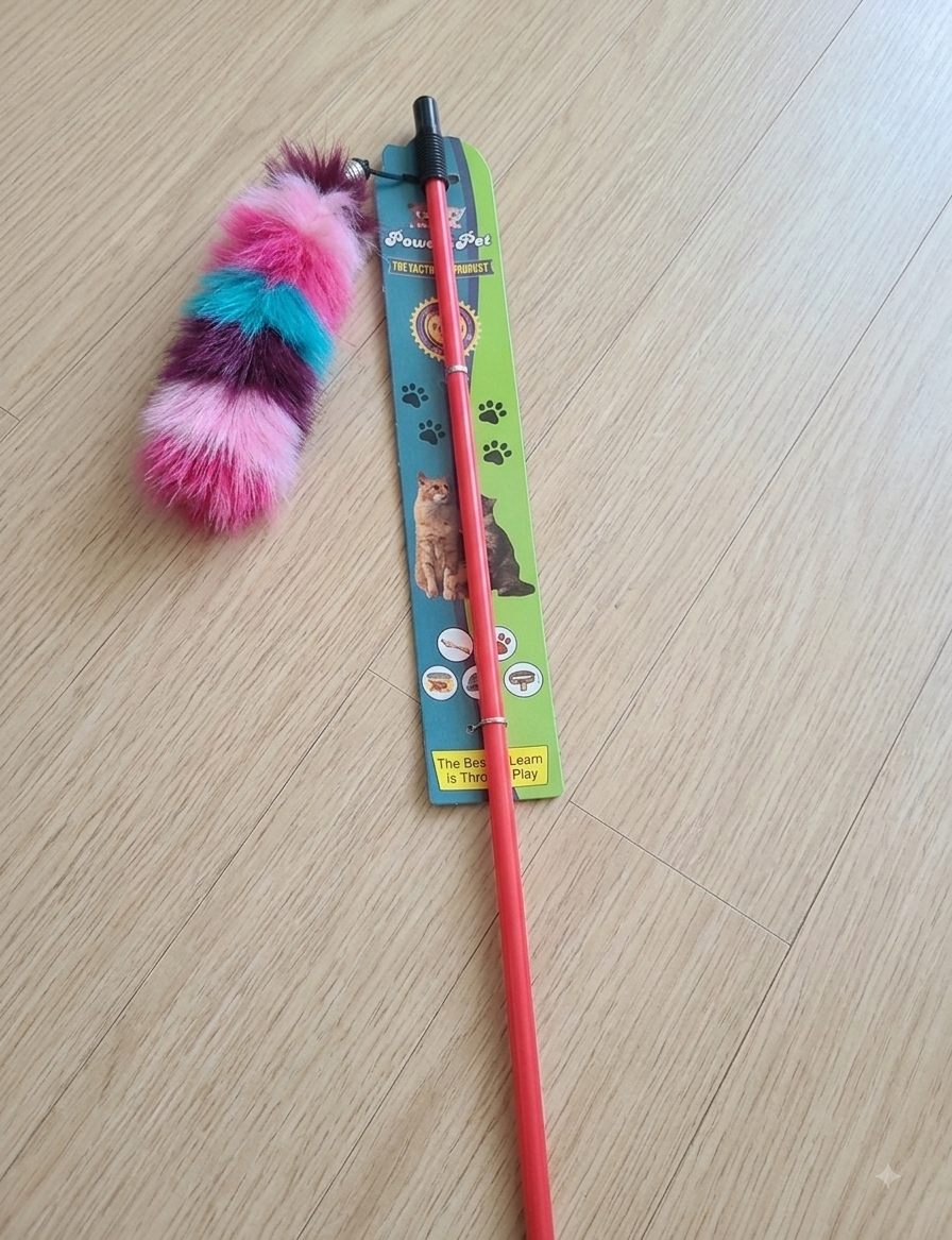 Furry Tail Cat Teaser Stick