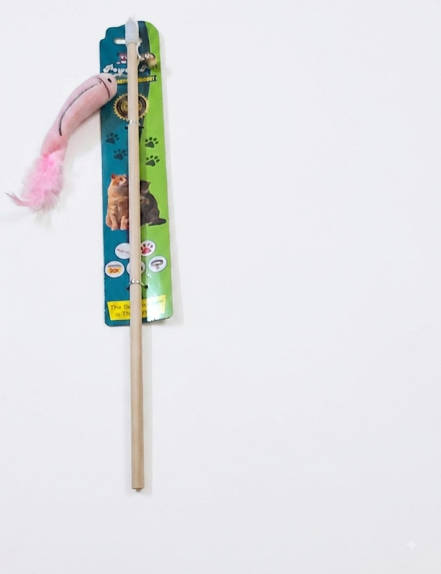 Fish Hunter Cat Teaser Stick