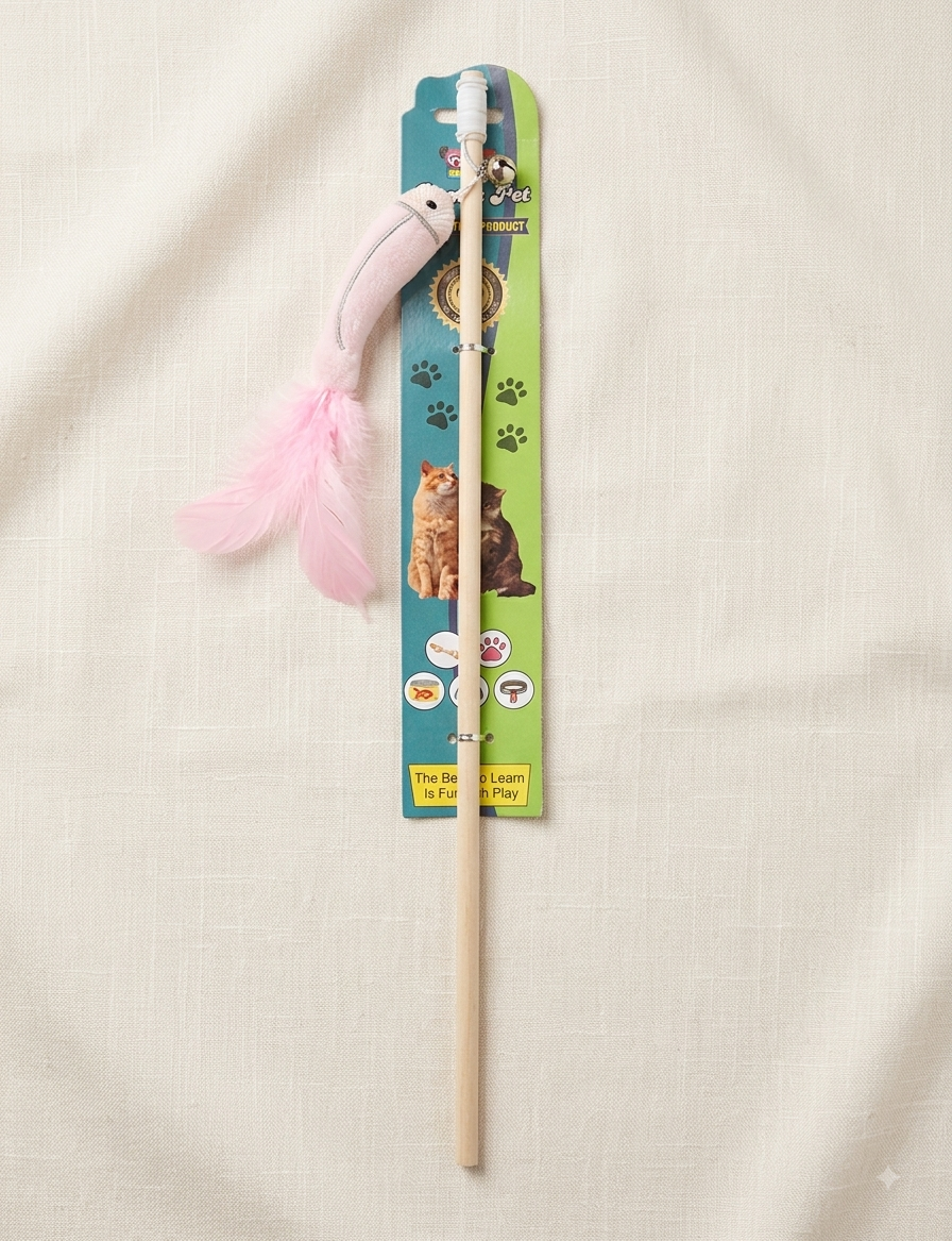 Fish Hunter Cat Teaser Stick