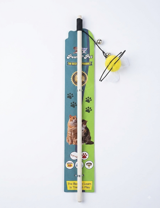 Buzzy Bee Cat Teaser Stick