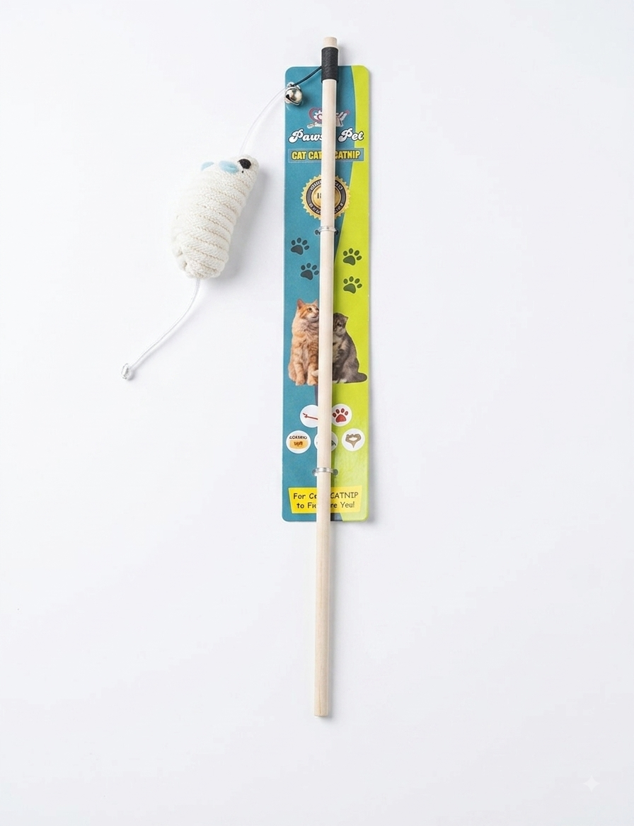 Mouse Chaser Cat Teaser Stick