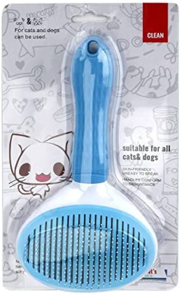 Self-Cleaning Slicker Brush - Round Oval