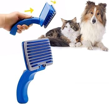 Self Slicker Brush with Plastic Bristles