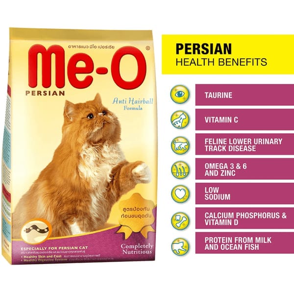Me-O Anti Hairball Adult Cat Food – 1kg