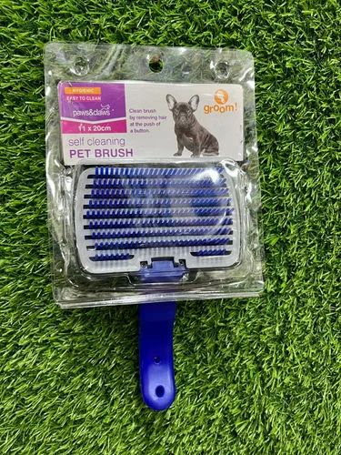 Self Slicker Brush with Plastic Bristles